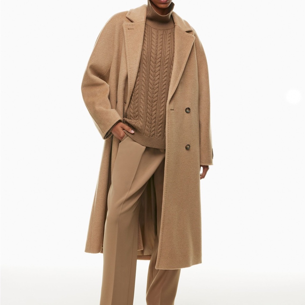 Aritzia (Re) Camel slouch coat, S